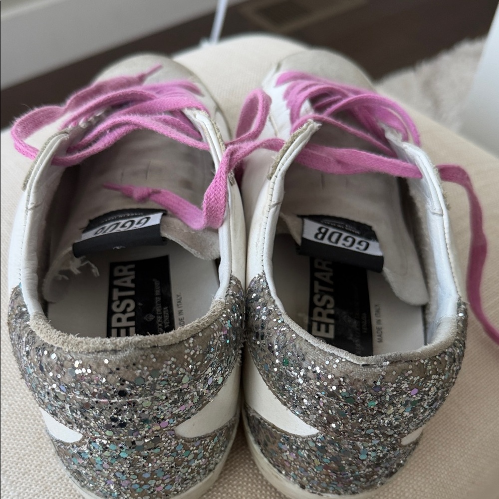 Golden Goose Sneakers with Blue Star - Picture 4 of 11
